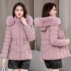 Winter Down Jacket Women Parkas Fashion High-Quality Warm Cotton Padded Coat Ladies Short Overcoat Hooded Overwear Tops
