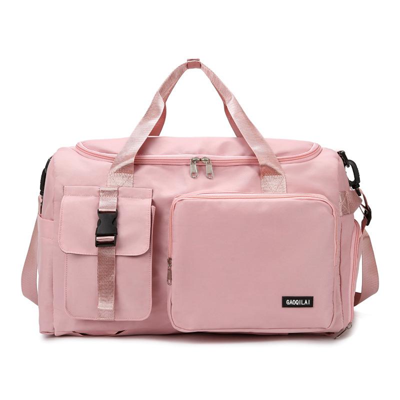 Women's Multi-functional Travel Bag Large Capacity Dry and Wet Separation Lightweight To Be Produced and Stored Luggage Bag Cover Pull Rod Gym Bag