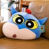 Plush Shinchan Crayon Toy Head Shaped Pillow Cartoon Doll Sofa Gift Cushion