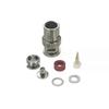 1Pcs Connector BNC Male plug Clamp RG58 RG142 LMR195 RG400 Cable RF Adapter Coaxial High Quanlity 50ohm Brass,zxl