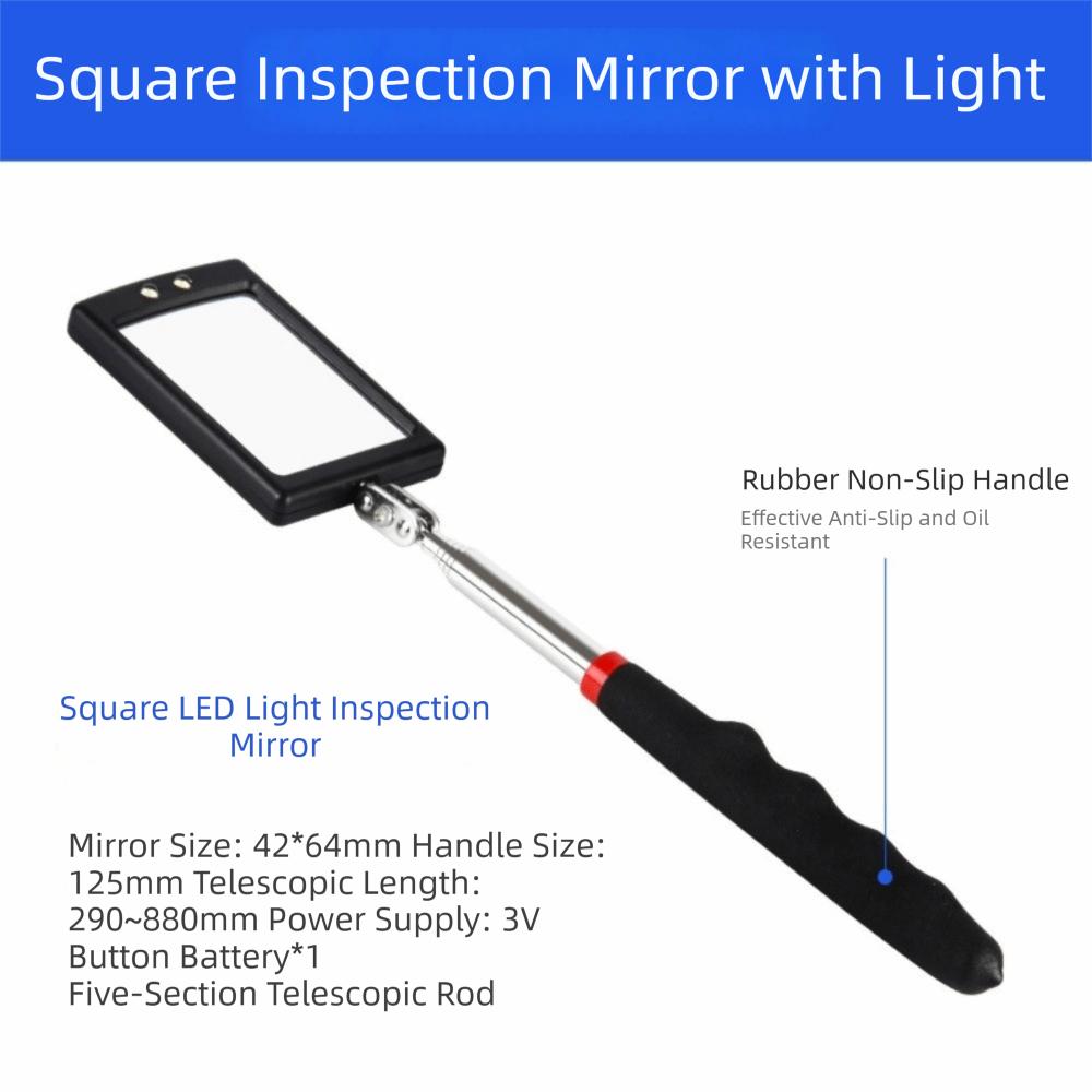 High-Definition Telescopic Inspection Mirror Vehicle Inspection Mirror Mechanical Detection
