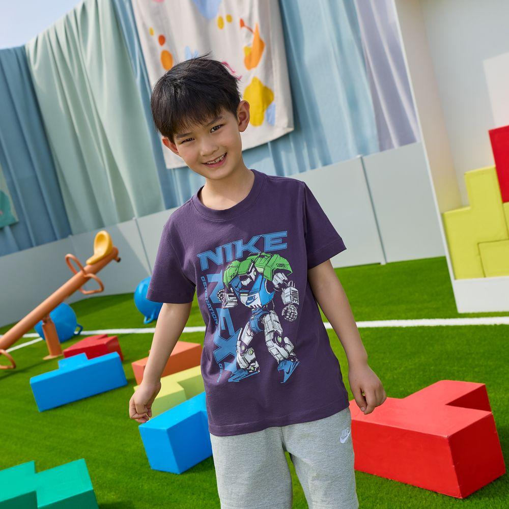 Nike Kids T Shirts Crew Neck Moderate L
