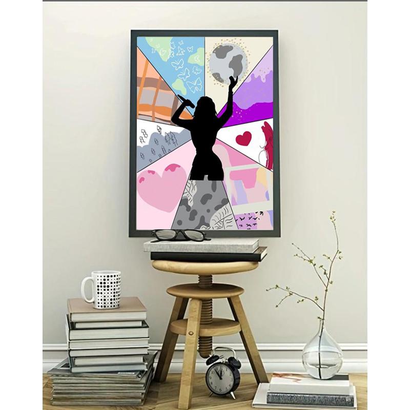 

5D Diamond Painting DIY Diamond Painting Character Diamond Cross Stitch Set Decoration 20x30cm