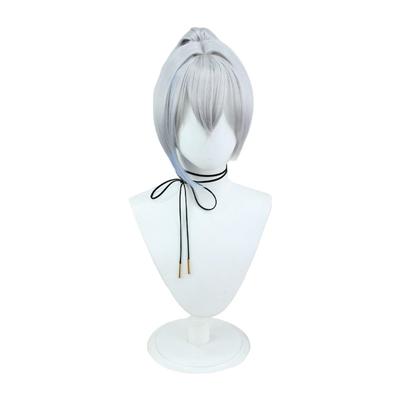 Collapse Star Rail Silver Wolf Cosplay Kostium Anime Peruka z Peruką 40cm Peruka, Siatka Odporna na Ciepło...