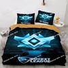 3D Game League Rocket Bedding Set Duvet Cover Full Queen King Size Pillowcase Bed Printed Bed Set Aldult Kid Bedroom Single Twin