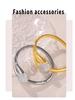 Chic Titanium Steel Bracelet with Inlaid Diamonds - Elegant, Simple Design for Women