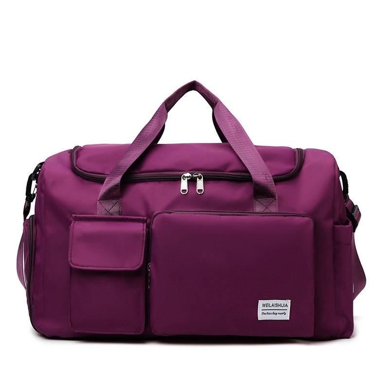 Large-capacity Travel Luggage Bag, Portable Sports Zipper Handbag, Multifunctional Overnight Bag Unisex Bag For Daily Use