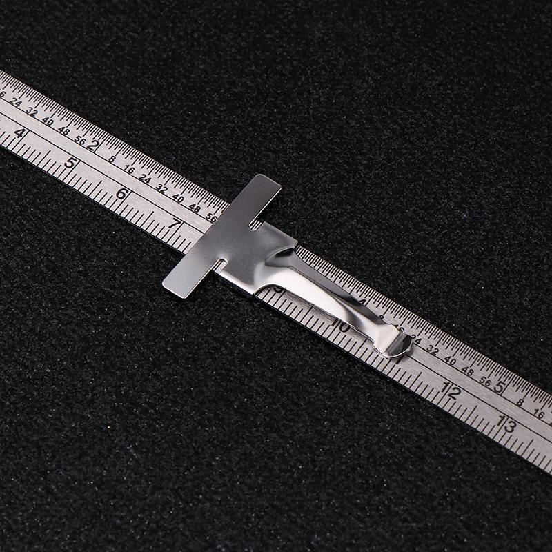 1/2 Pezzi Righello di Precisione in Acciaio Inossidabile da 6 Pollici Righello Tascabile Scorrevole Con Graduazioni in Pollici 1/32" Mm/Metrico Alta Precisione