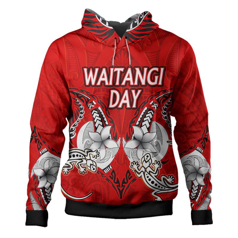 New Zealand Waitangi Day Lizards Maori Graphic Hoodie New In Hoodies & Sweatshirts Hoodies For Men Pullover Coat Y2k Tops