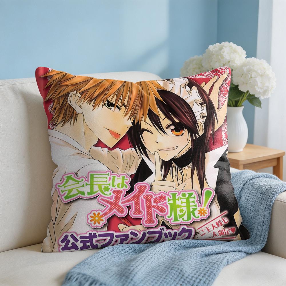 Japanese Anime MMaid Sama Cushion Cover Square Pillow Bedroom Sofa Leisure Comfort Living Room Home Decoration X