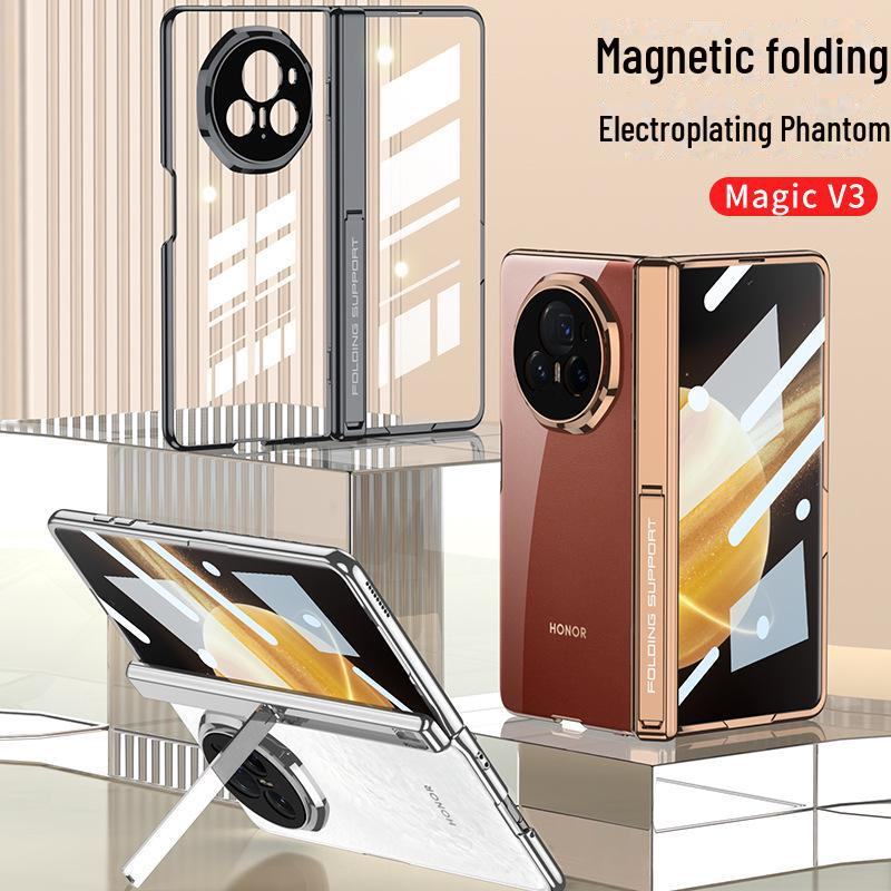 Honor Magic V3 Ultra-Thin Magnetic Hinge Case with Stand