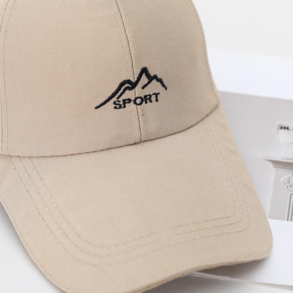 Spring And Summer In The Elderly Men'S Baseball Cap Shade Breathable Versatile Lengthened Along The Wide Brim Cap