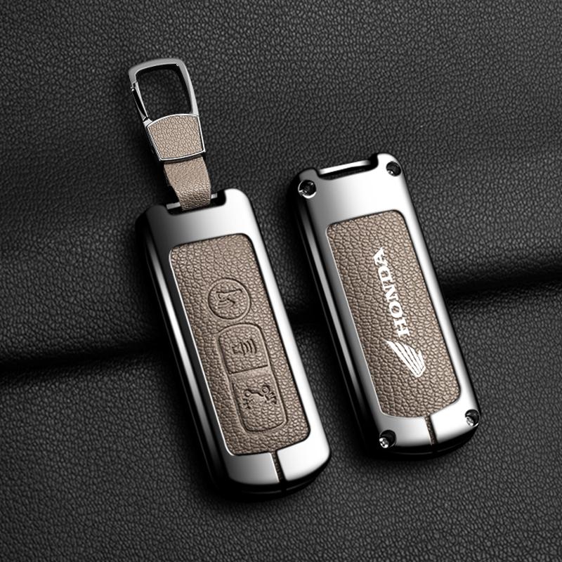 Zinc Alloy Leather Car Key Case Cover For Honda Forza 125 300 350 750 ADV Pcx 125 Xadv Super Cup SH150i SH300 Sh125 XAV Xlov