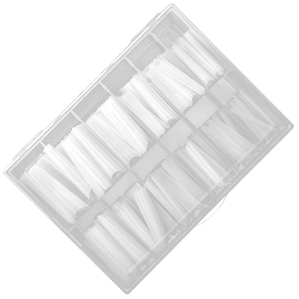 240pcs Extra Long Nail Tips Artificial French False Nail Tips for DIY Nail SalonNatural