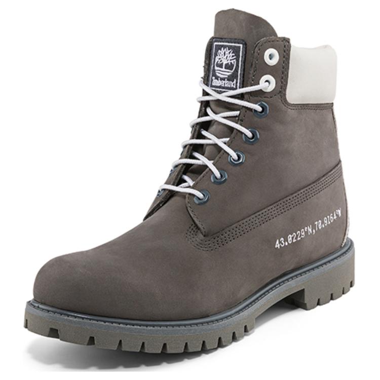 Timberland Leather Durable Casual Comfortable Mid-Calf Outdoor Boots Men boots Gray A616QW