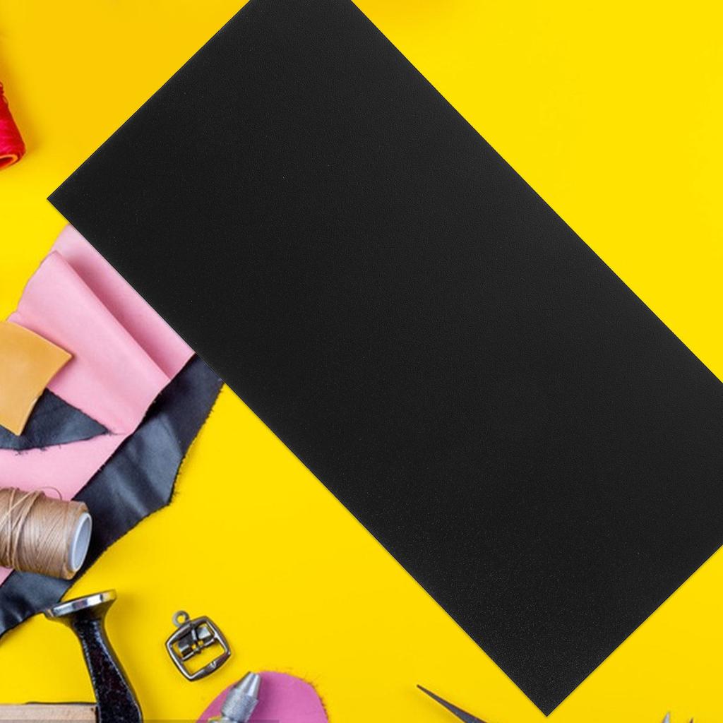 Black Plastic Sheet Compact Size Perfect Thickness for DIY Craft Plastic Panels Versatile Crafting Sheet for Models Parts