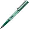 LAMY MINT Fountain Pen with Ergonomic Grip and Polished Steel Nib In EF Size Lightweight Aluminum Body Includes LAMY T10 Blue Cartridge AL-STAR - - -