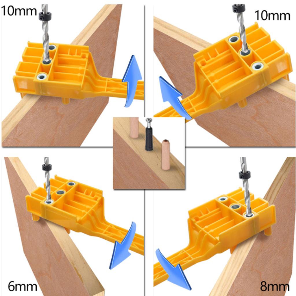 41PcsCelsiusSet Carpentry Wood Drilling   Tool   Straight Drill Hole Locator Woodworking Supply