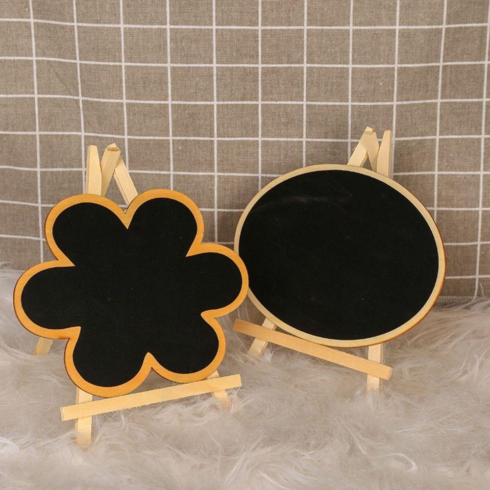 Desk Display To do List Writting Wooden Easel Chalkboard With Stand Mini Blackboard Reminder Board