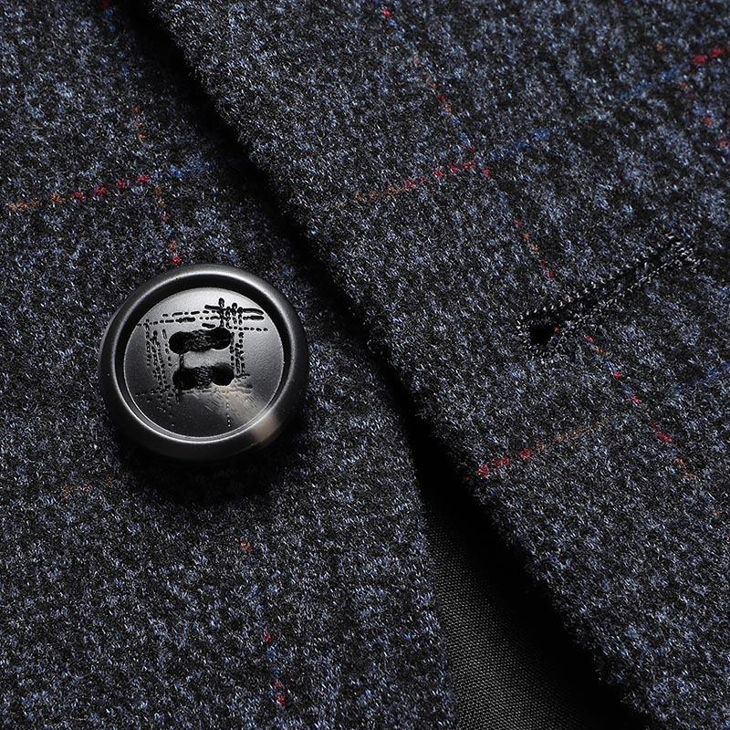 Autumn New Men's Suit Thick No-iron Stretch Suit Middle-aged Versatile Casual Single Suit