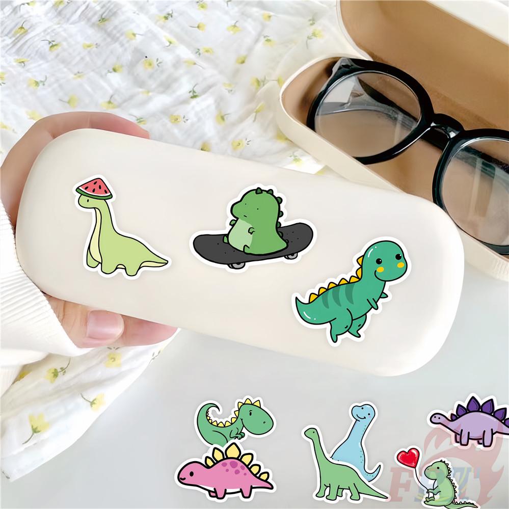 100Pcs/Set Q Baby Funny Dinosaur Series 01 Stickers DIY Scrapbooks Album Decor Decals Stickers