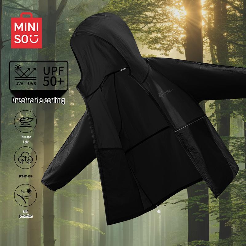 MINISO Men s Summer UV Protection Hooded Jacket XL
