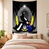 Collingwood Football Club Wandteppich hohe Qualität zur Dekoration von Wohnzimmer Schlafzimmer Studentenwohnheim Wänden ideal als Schlafzimmer Wandkunst oder Weihnachtsgeschenk