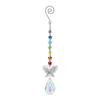 Exquisite Butterfly Prism Pendant Unique Window Hanging Suncatchers Crystal Wind Chime  Balcony