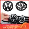 For VW Non-destructive Car Front Radiateor Badge Stickers Rear Trunk Lid Badge Decal For Volkswagen Golf 7.5 VW MK7.5 2018 201