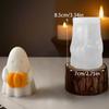 Cute Pumpkin Ghost Scented Candle Silicone Mould 3D Halloween Wax Candle Making Supplies DIY Painting Gypsum Clay Resin Mold Handmade Craft Home Decor