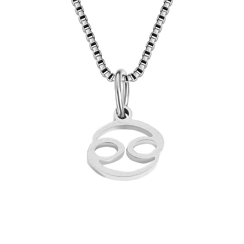 

18k Gold Stainless Steel Constellation Pendant Necklace