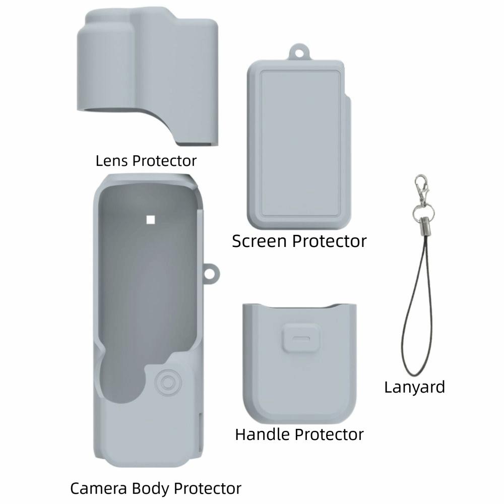 Portable Gimbal Camera Protective Case Lens Cover for DJI Osmo Pocket 4 Action Camera Accessories