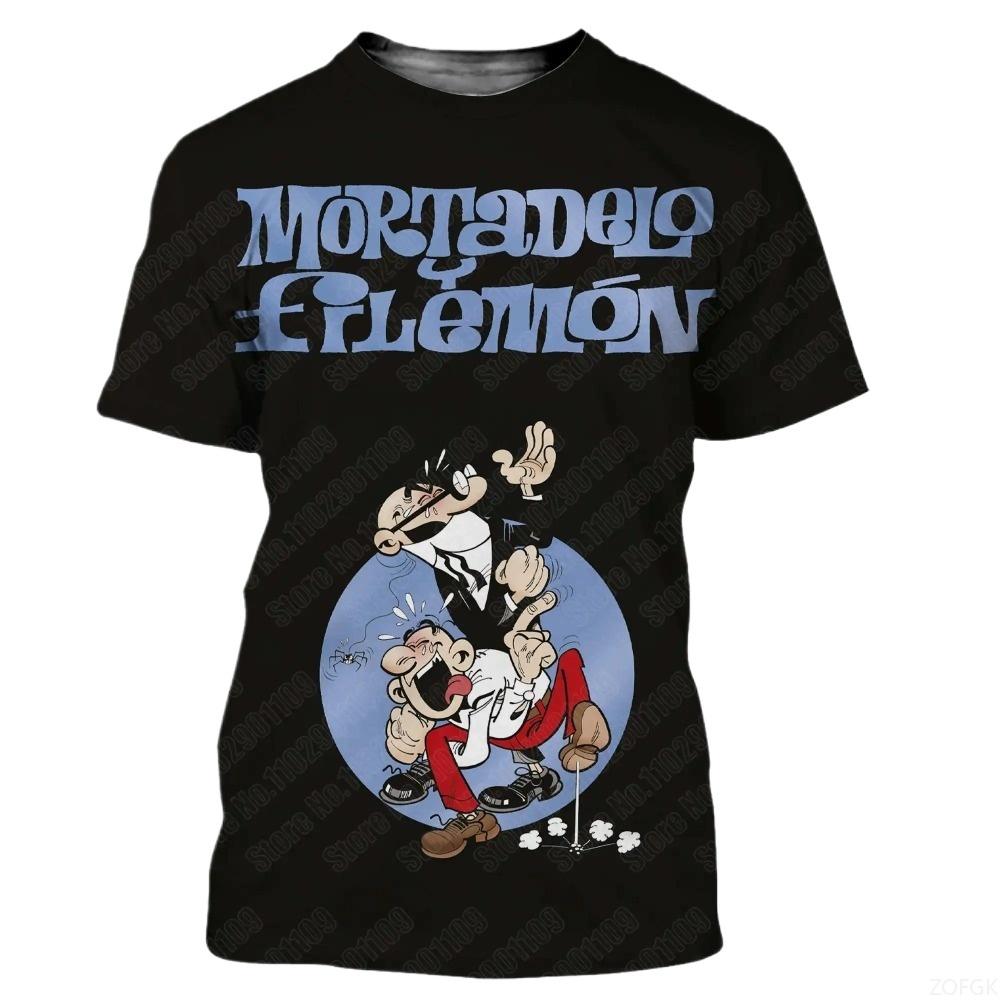 3D Summer Fashion Trend Anime Loose Casual Printed Short Sleeved Personalized Comfortable Round Neck T-shirt