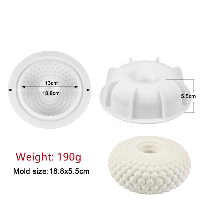 27 Style Silicone Cake Molds Pastry Bakeware Set Non-Stick Mousse Mould Party Dessert Baking Tools Decorating Pan Kitchen Tools Silicone Cupcake Bakin