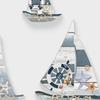 3 Pezzi Decorazione Murale Vela in Legno Costiera Nautica Spiaggia Scultura Nave Casa sul Lago Appeso a Parete Decorazione per Camera da Letto Bagno Stanza dei Bambini