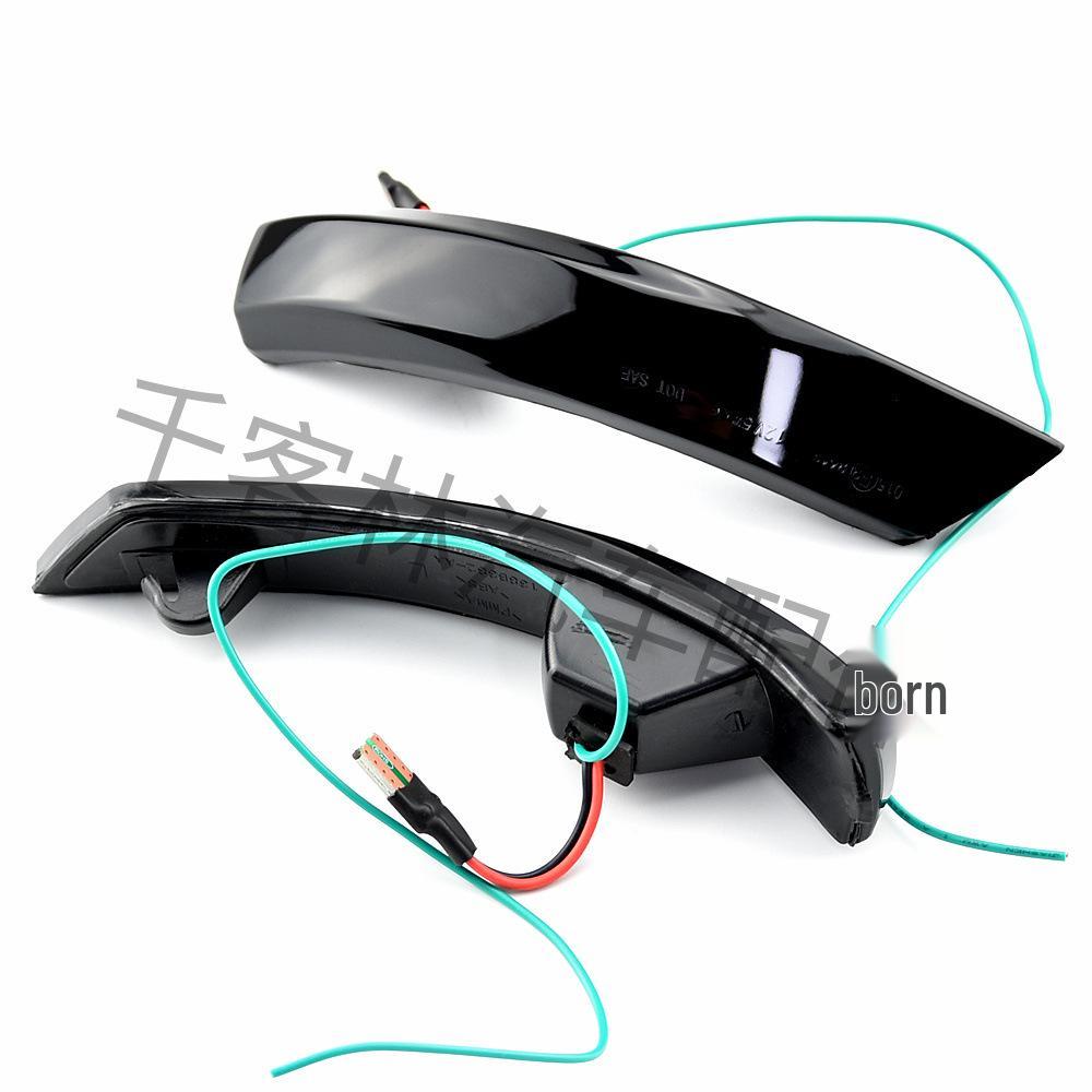 Ford Focus Mk2/Mk3 Mondeo Mk4 Blue Flowing Rearview Mirror Turn Signal Lights.