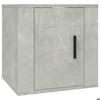 Meuble TV - Ensemble 8 pièces Maison Exclusive - Gris béton - Bois d'ingénierie - Mural, grand rangement