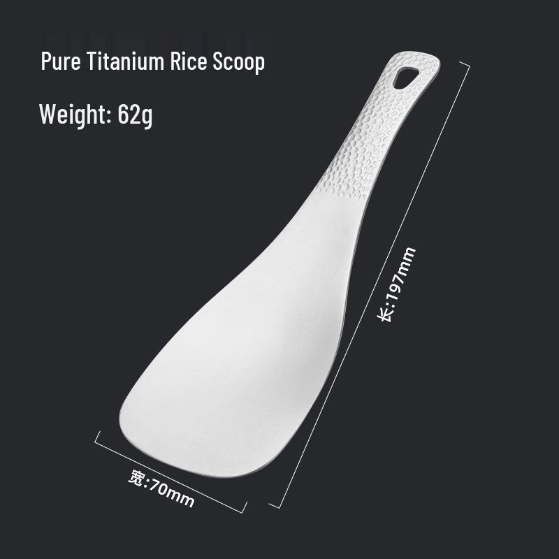 

Титановая ложка для риса и сервировки, устойчивая к высоким температурам