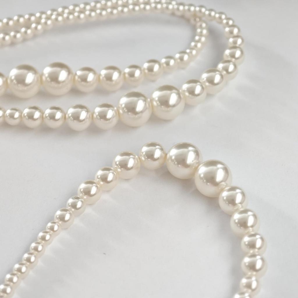 High-End Autumn & Winter Pearl Sweater Necklace - Luxurious Long Clavicle Chain