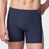 Anta Color Block Tight Fit Swim Trunks Men Swimwear Dark-Blue White 1824532407-2