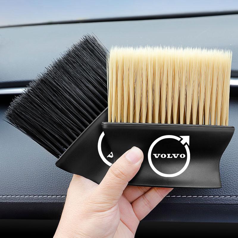 Car Dashboard Air Outlet Cleaner Brush Detailing Clean Tools For Volvo XC90 V90 V60 XC60 V40 S80 S60 S90 C40 XC40 V70 XC70 C30 asc256