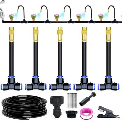 360° Garden Automatic Irrigation System, Upgraded Garden Watering System For Outdoor Plants, Drip Irrigation System Kit With Copper Sprayer For Lawns