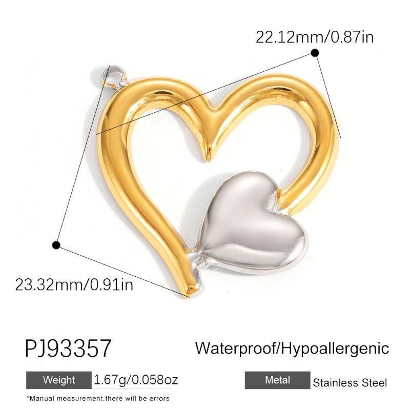 304 Stainless Steel Pendants Plated Blue Drop Flower Printed Charms For Diy Necklace Jewelry Making
