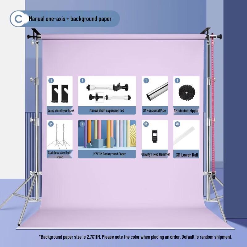 Manual Photography Background Support Kit