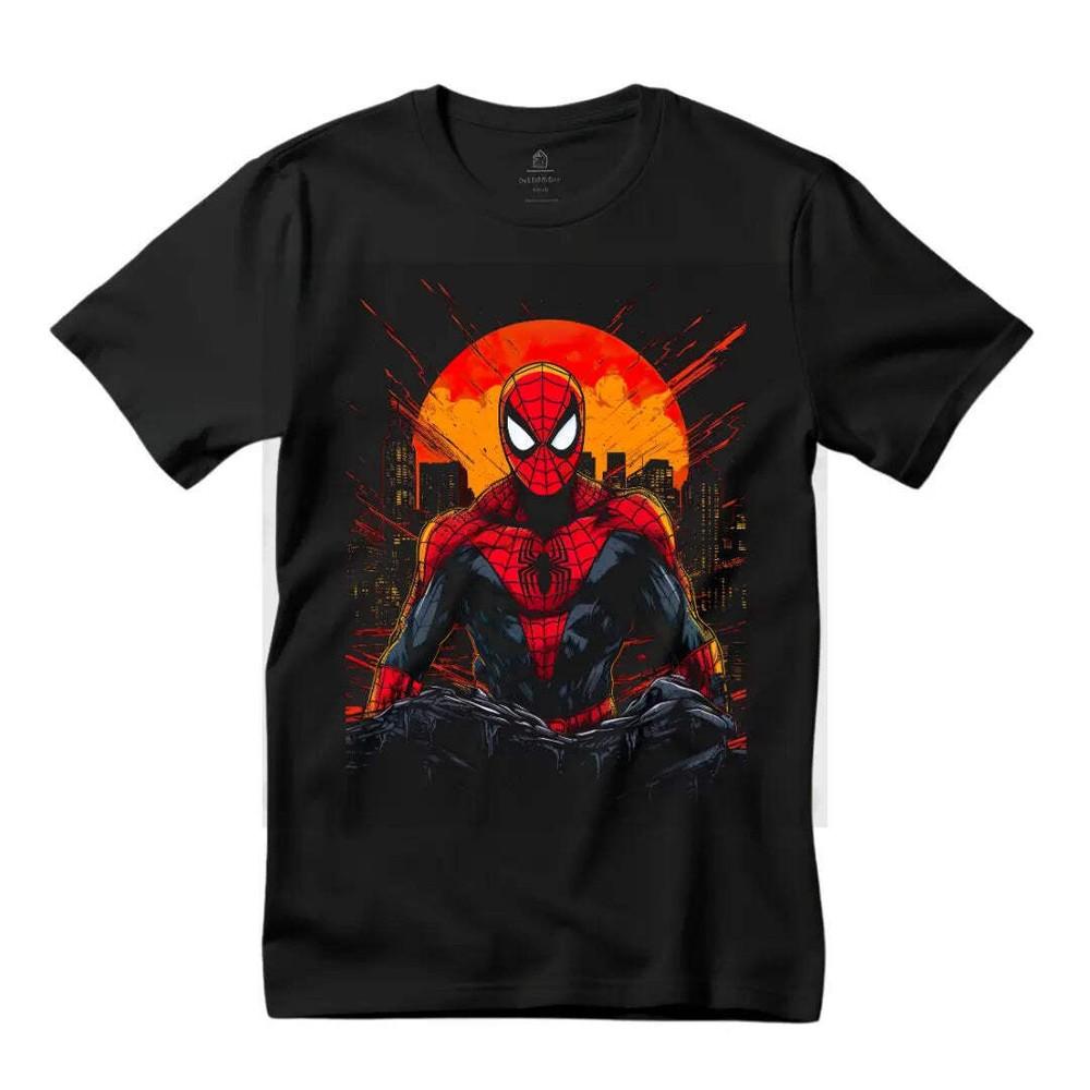 Spiderman Ready for Action T-ShirtEmbrace Superhero Style Unisex T-Shirt S