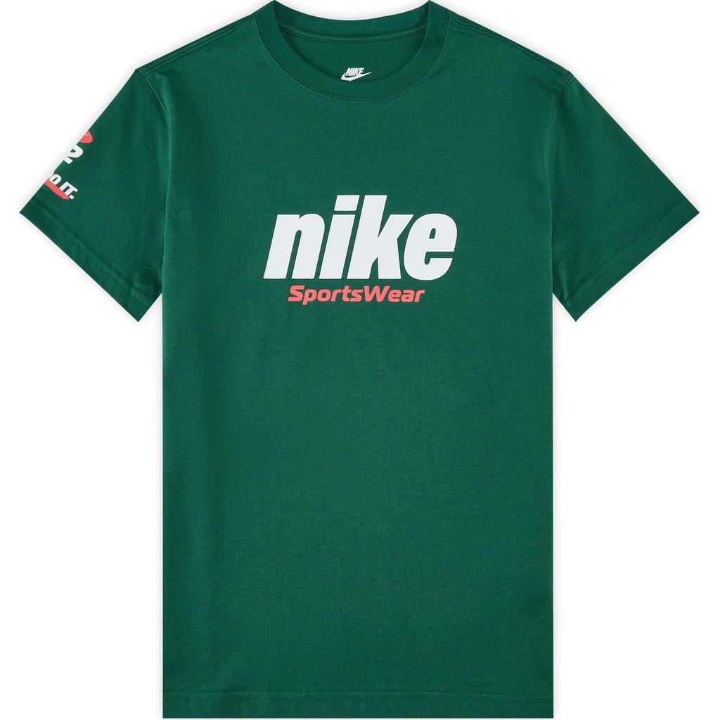 Nike Sportswear T-Shirt College Style American Vintage Loose Short Sleeve Unisex Tops Canyon-Green HQ1565341