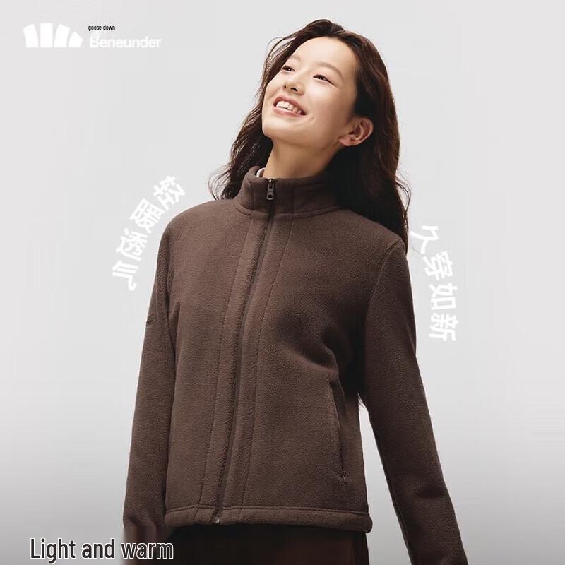 Jiaoxia Women s Slim Fit Lightweight Fleece Jacket S