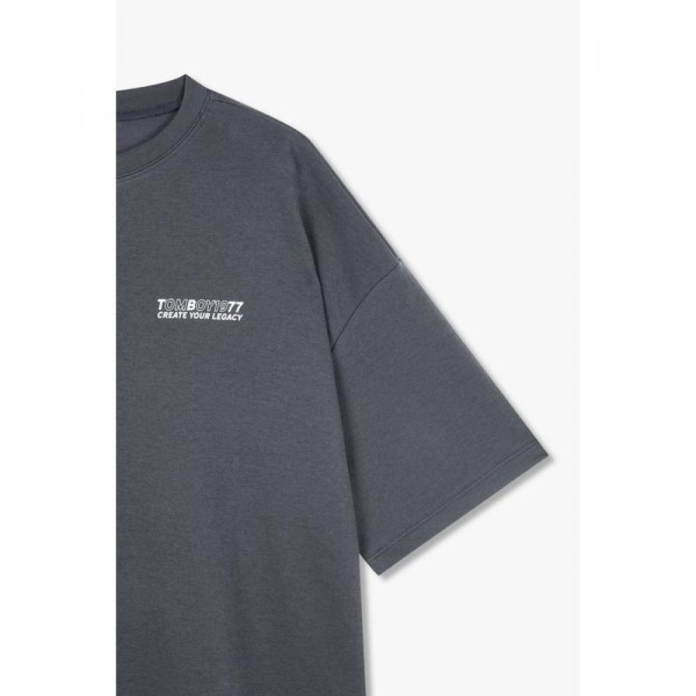 STudio Tomboy Unique LeTTering ShorT Sleeve T shirT  9176222994cT 