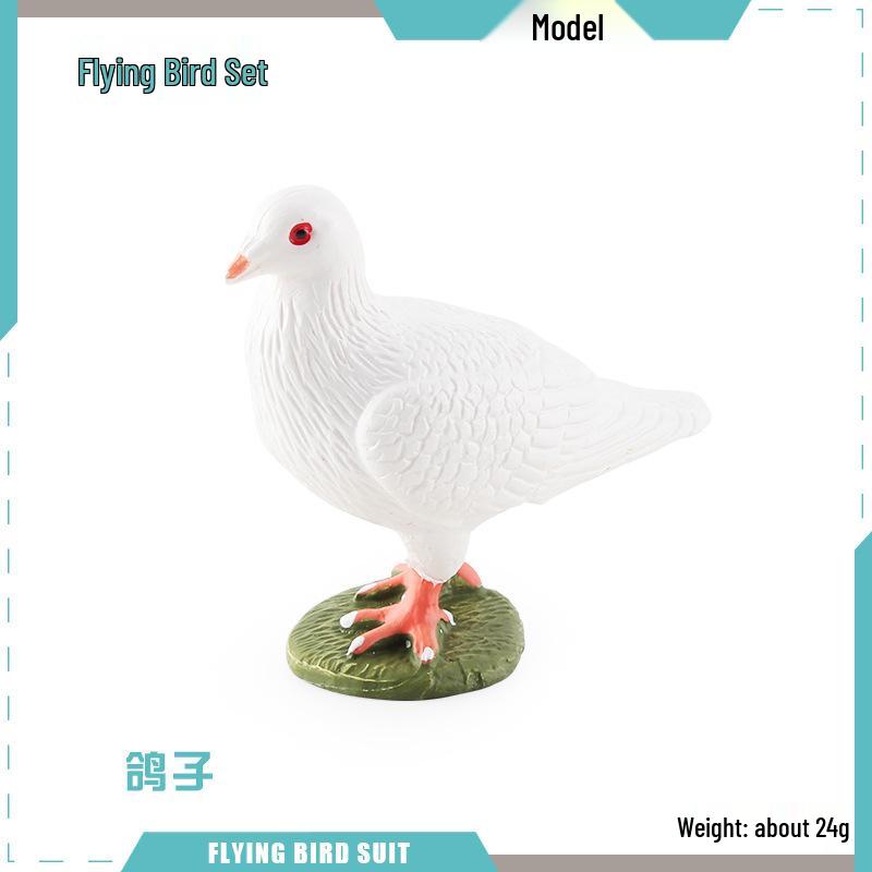 Cross-border Bird Model Ornament: Kingfisher, Magpie, Pigeon, Cuckoo, Barbet, Tit