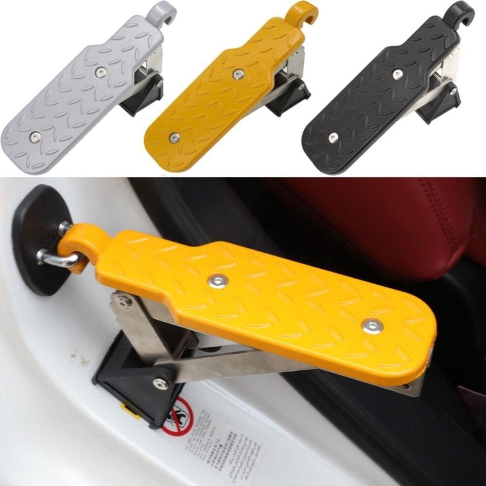 Foldable Car Roof Rack Step Aluminum Zinc Zinc Alloy Auto Assist Pedal  Door Entry Assistance